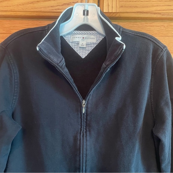 Tommy Hilfiger Golf women’s Navy Blue Zip-Up Jacket/sweatshirt size medium - Picture 3 of 6